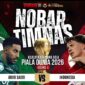 Polres Padang Pariaman gelar nobar Arab Saudi vs Indonesia di halaman Mapolres, Rabu (8/10/2025) malam. (IG Polres Padang Pariaman)