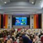 Seminar “Great Teacher” yang diikuti ribuan guru di Auditorium UIN Mahmud Yunus Batusangkar, Jumat (11/10/2025). (Foto: Mardoni Saputra)