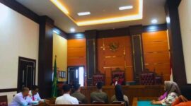 Suasana Sidang Tindak Pidana Ringan (Tipiring) di Pengadilan Negeri Padang yang mengadili 10 pelanggar Peraturan Daerah (Perda). (Ist.)