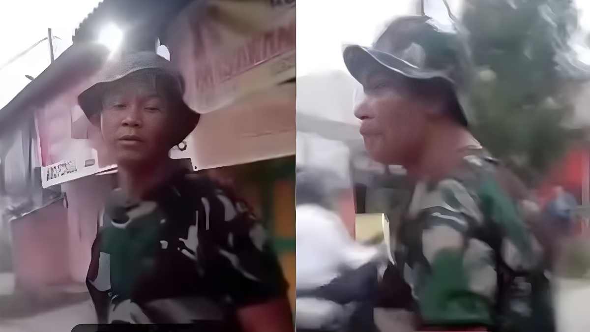 Viral! Pria Berseragam TNI Tolak Bayar Ojol, Ternyata Buruh Lepas