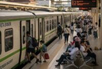 Ilustrasi - Kereta api sebagai moda transportasi ramah lingkungan. (Ist.)