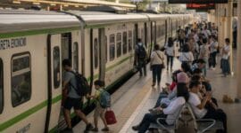 Ilustrasi - Kereta api sebagai moda transportasi ramah lingkungan. (Ist.)