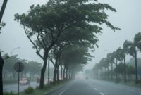 Ilustrasi - BMKG mengimbau masyarakat waspada potensi hujan lebat, angin kencang, hingga bencana hidrometeorologi. (Ist.)