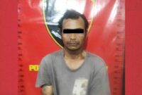 Tersangka Z (40) diamankan petugas Sat Reskrim Polres Payakumbuh usai ditangkap di wilayah Harau, 50 Kota, Jumat (17/10/2025) dini hari. (Ist.)