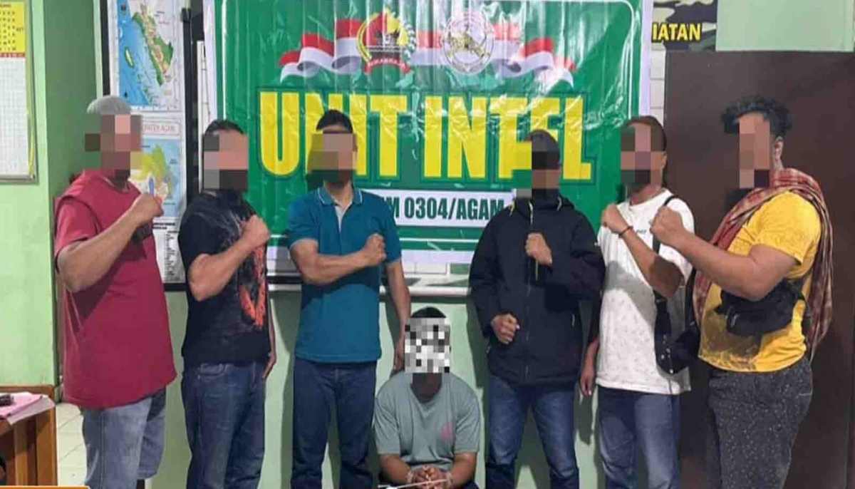 Intel Kodim Agam Gerebek Rumah Bandar, Empat Paket Sabu Disita
