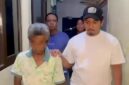 Pelaku pencurian ban serap truk canter, berinisial J (43) alias Kajuik, saat diamankan oleh Tim Klewang Satreskrim Polresta Padang. (Ist.)