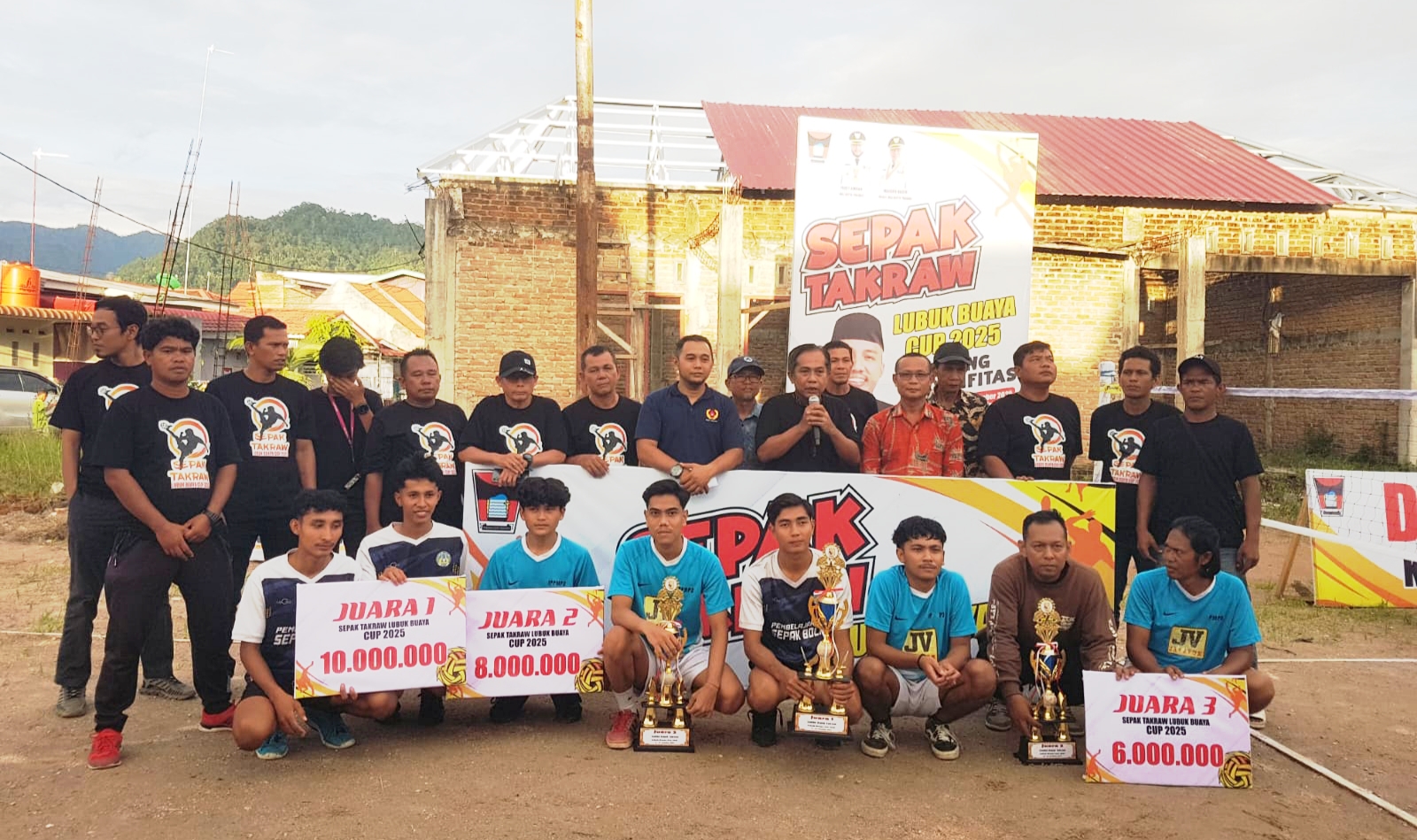 Klub Sepak takraw CFC Juarai Kejuaraan Lubuk Buaya Cup 