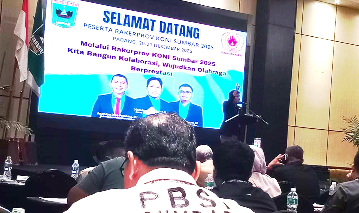 KONI Sumbar gelar Raker, Gubernur Sumbar Dukung Penuh Program KONI ke Depan 
