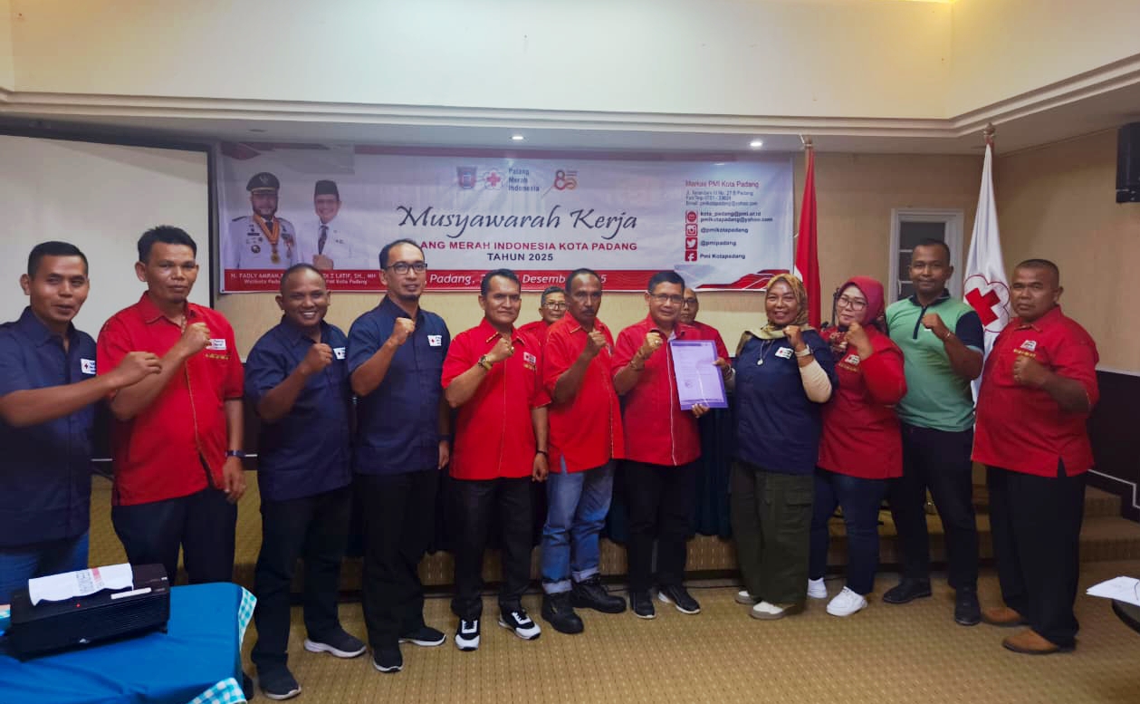 Dinilai Banyak Kemajuan, PMI se-Kecamatan Sepakat Zulhardi Z. Latif kembali Pimpin PMI Kota Padang