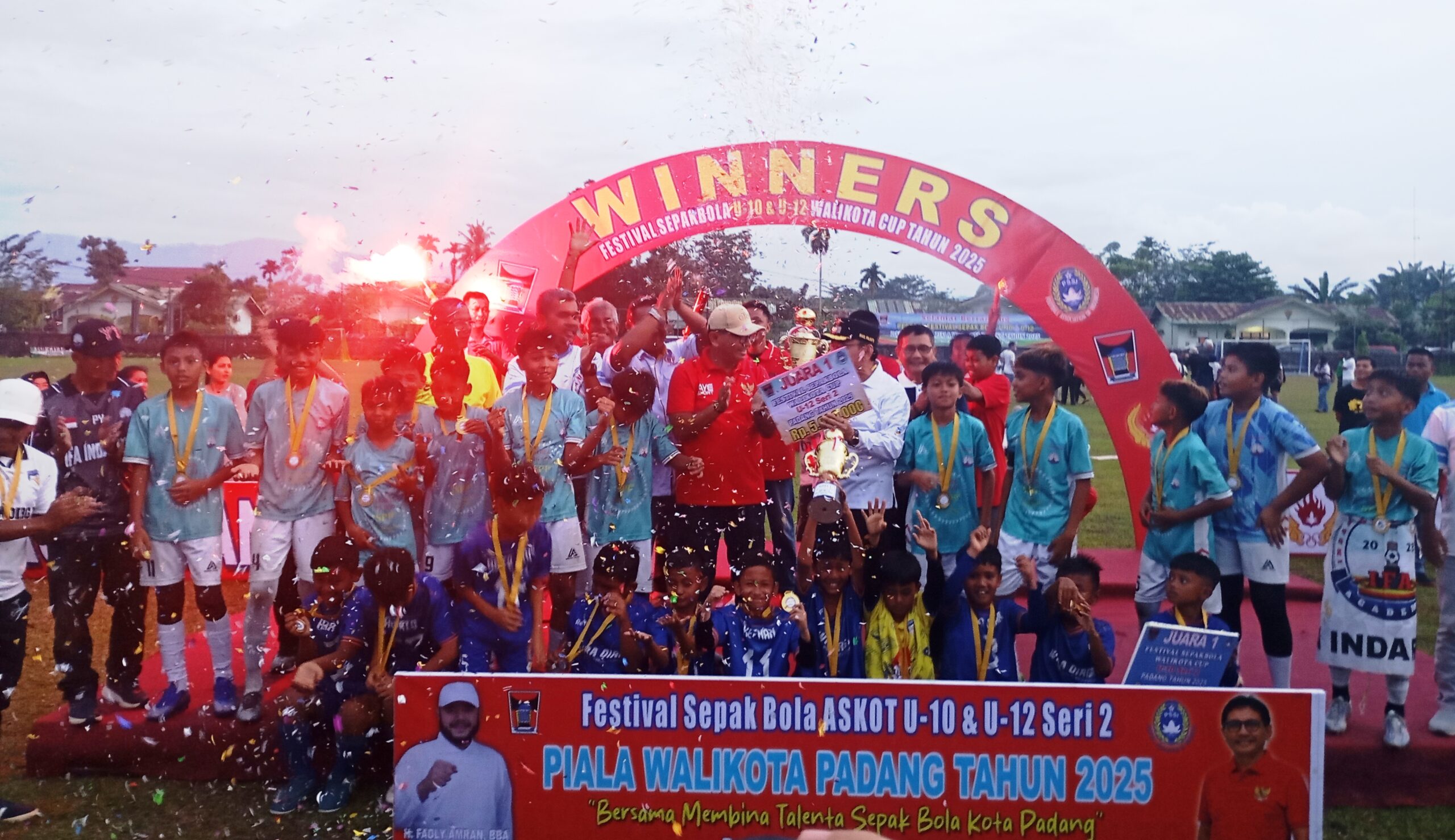 Ditutup Wakil Walikota Padang, Festival Sepakbola Piala Walikota Berjalan Sukses