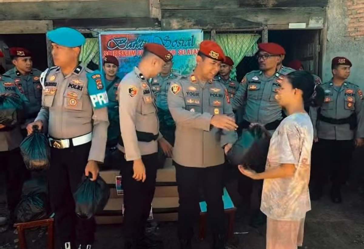 Satreskrim Polres Pessel Peringati Hari Jadi ke-78 dengan Bakti Sosial