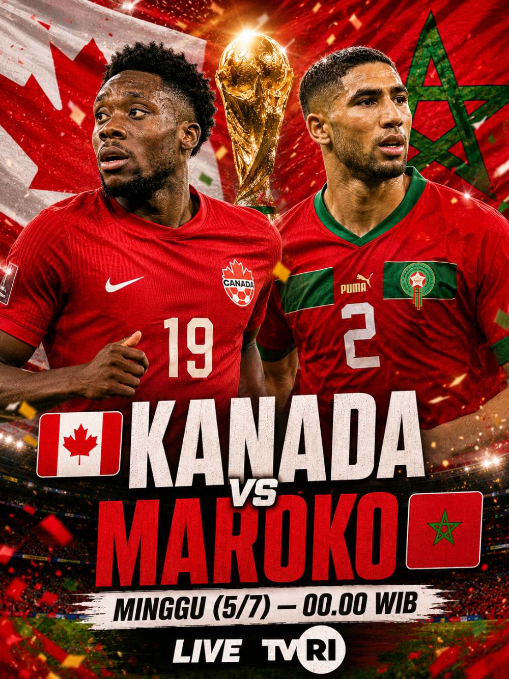 Prediksi Kanada vs Maroko: Misi Balas Dendam Empat Dekade ‘Les Rogues’