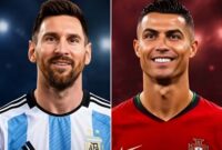 Lionel Messi dan Cristiano Ronaldo.
