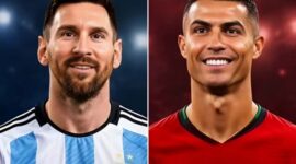 Lionel Messi dan Cristiano Ronaldo.