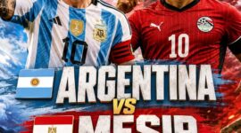 Bentrokan bersejarah antara Argentina vs Mesir di babak 16 besar Piala Dunia 2026 akan digelar di Mercedes-Benz Stadium, Atlanta, Selasa malam (7/7) pukul 23.00 WIB. 