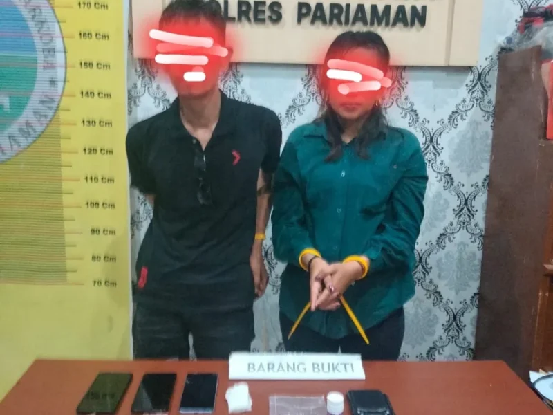 Sepasang Suami istri di bekuk jajaran Satnarkoba Polres Pariaman ketika Sepasang Suami istri di bekuk jajaran Satnarkoba Polres Pariaman ketika sedang santai menunggu pembeli