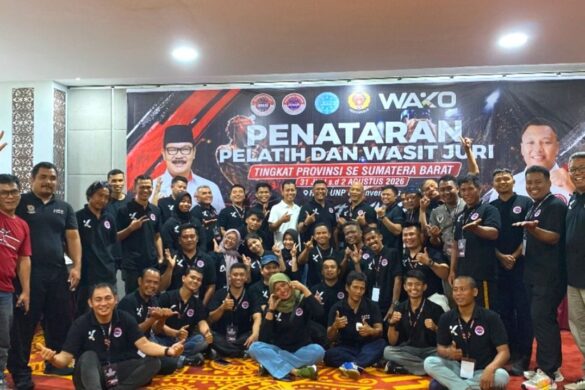 Matangkan Kesiapan Menuju Porprov XVI, Kickboxing Sumbar gelar Penataran Pelatih dan Wasit Juri 