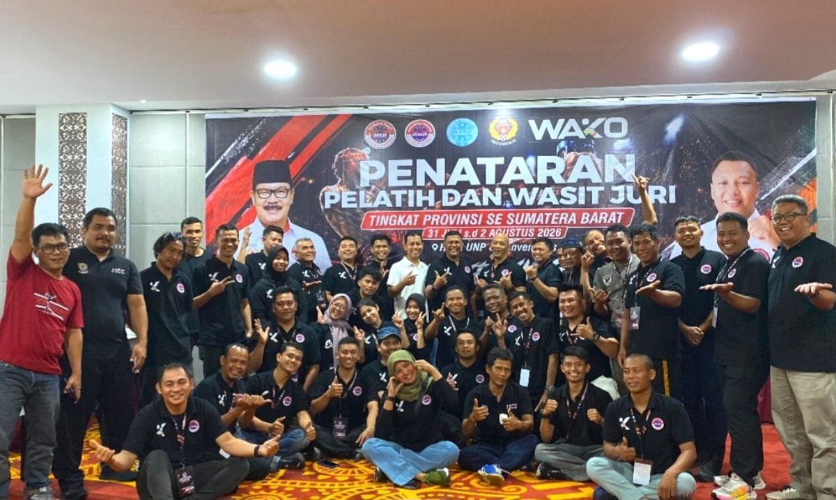 Matangkan Kesiapan Menuju Porprov XVI, Kickboxing Sumbar gelar Penataran Pelatih dan Wasit Juri 