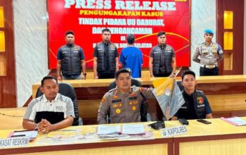 Polres Solok Selatan Ungkap Kasus Persetubuhan Anak dan Pengancaman Pakai Sajam oleh Orang Tua Pelaku