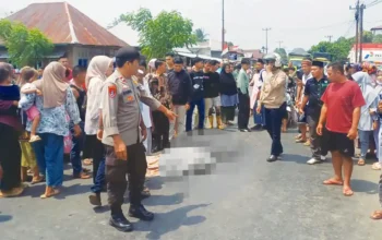 Pelajar Tewas Tersenggol Truk Tangki di Linggo Sari Baganti Pessel