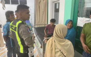 Tabrakan Dua Motor di Bawan Agam, Satu Keluarga Dilarikan ke Rumah Sakit