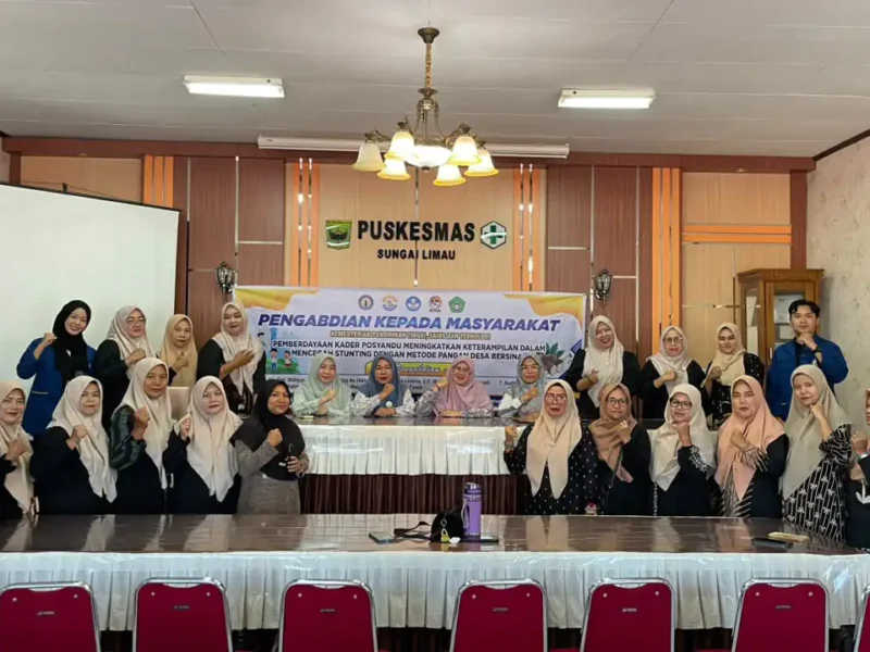Metode Pangan Desa BERSINAR, Universitas Mercubaktijaya Berdayakan Kader Posyandu Nagari Pilubang Cegah Stunting