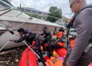 Tim SAR gabungan menemukan Josua Perkasa (15), korban hanyut Sungai Batang Arau, dalam kondisi meninggal di perairan Pulau Sinyaru.