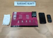 Tim Mata Elang Satresnarkoba Polres Pariaman menangkap residivis narkoba berinisial R alias Ando di Naras Hilir. Polisi menyita 4 paket sabu.