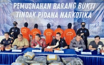 BNNP Sumbar Ungkap Dua Kasus Narkoba: Enam Tersangka Diamankan, 73 Kg Ganja Disita