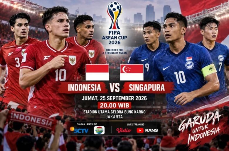 FIFA ASEAN Cup Indonesia vs Singapura FIFA ASEAN Cup Indonesia vs Singapura