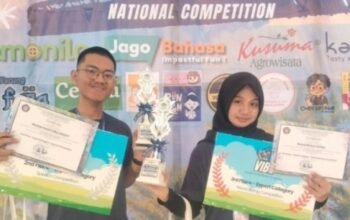 Dua Siswa Taruna British MAN 1 Kota Padang Juara VIBE Tingkat Nasional di Malang