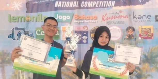 Dua Siswa Taruna British MAN 1 Kota Padang Juara VIBE Tingkat Nasional di Malang