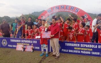 Turnamen Sepak bola U-13 Piala Walikota Resmi ditutup, SSB Kladentis Tampil sebagai Juara