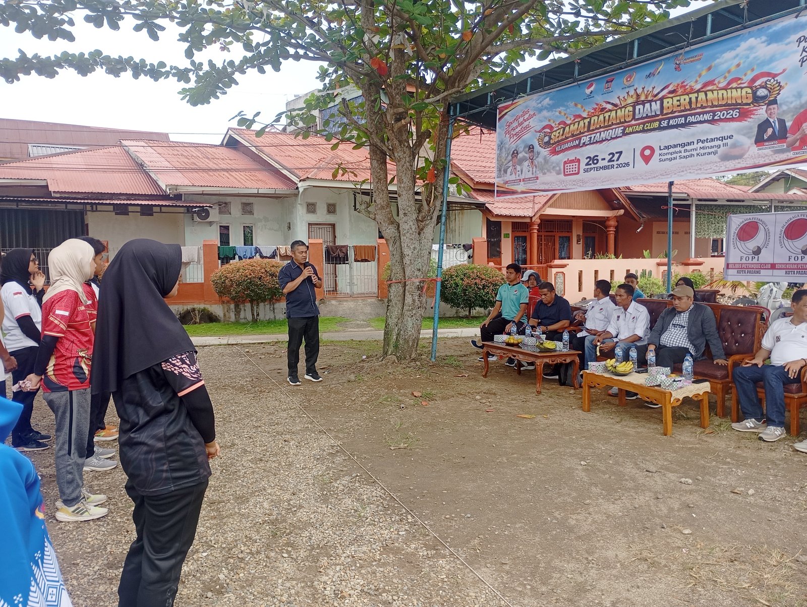 Dibuka Ketua KONI Padang, Petanque Gelar Pemanasan Jelang Porprov