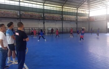 Gelar tc penuh di rafhely futsal, abti kota padang targetkan juara umum porprov 
