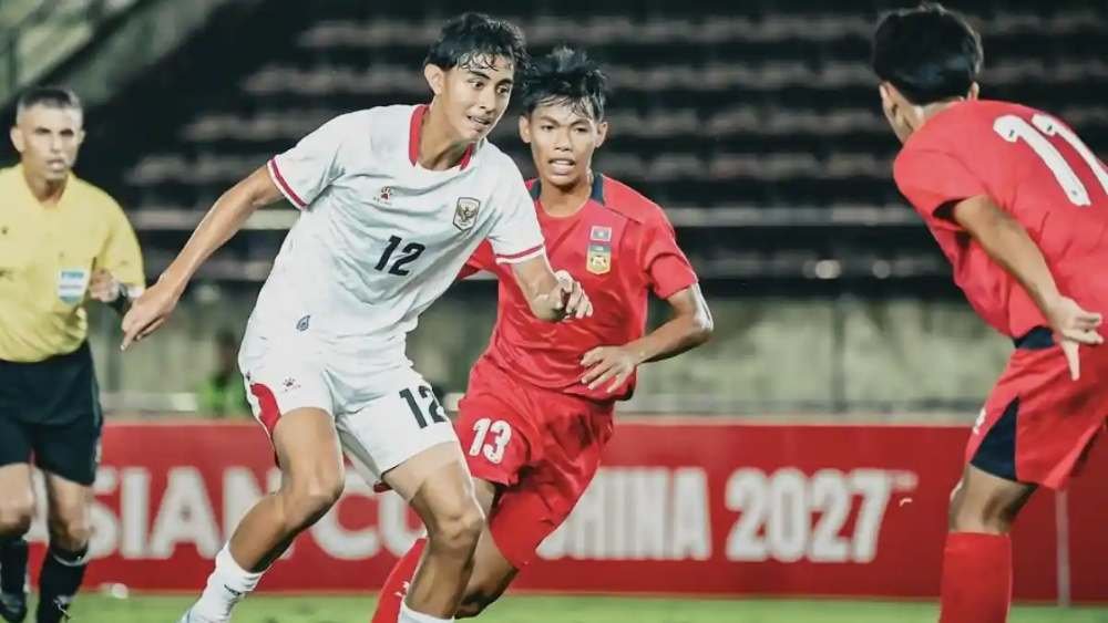 Hasil Kualifikasi Piala Asia U-20: Indonesia Tumbangkan Laos 3-0, Geser Australia dari Puncak Grup H