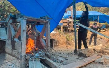 Polres Solok Selatan Bongkar Tambang Emas Ilegal di Aliran Sungai Batang Hari