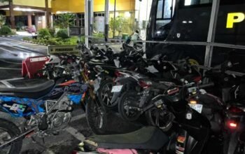 Tindak Balap Liar, Polresta Padang Amankan 13 Motor Berknalpot Brong