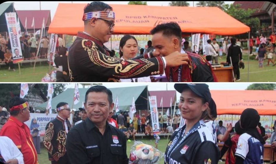 Padang borong dua emas kabaddi porprov xvi di mentawai