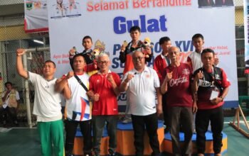 Peraih emas porprov cabor gulat, juan kehilangan ayah saat bertanding