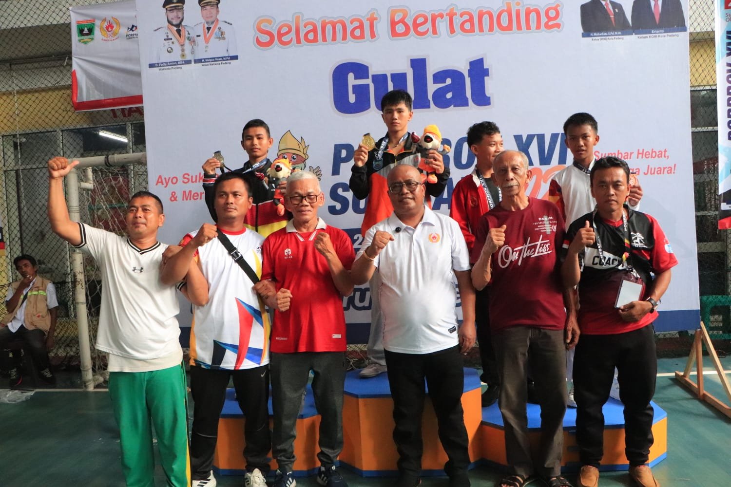 Peraih Emas porprov Cabor Gulat, Juan Kehilangan Ayah saat Bertanding