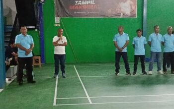 Turnamen bulutangkis walikota padang resmi ditabuh, 116 atlet bersaing menjadi yang terbaik