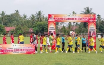 Semifinal sepak bola porprov xvi sumbar digelar hari ini, padang tantang sawahlunto