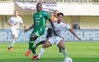 Hasil bri super league: java united raih kemenangan perdana, pss sleman pesta gol