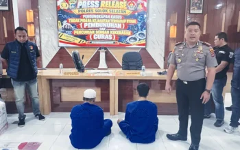 Polres solok selatan ringkus dua pembunuh lansia di sungai ipuh