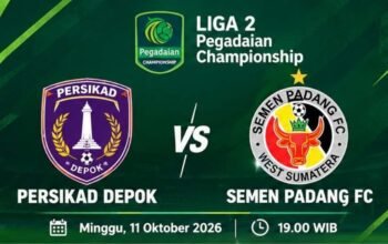 Ujian perdana coach teco, semen padang fc hadapi persikad depok