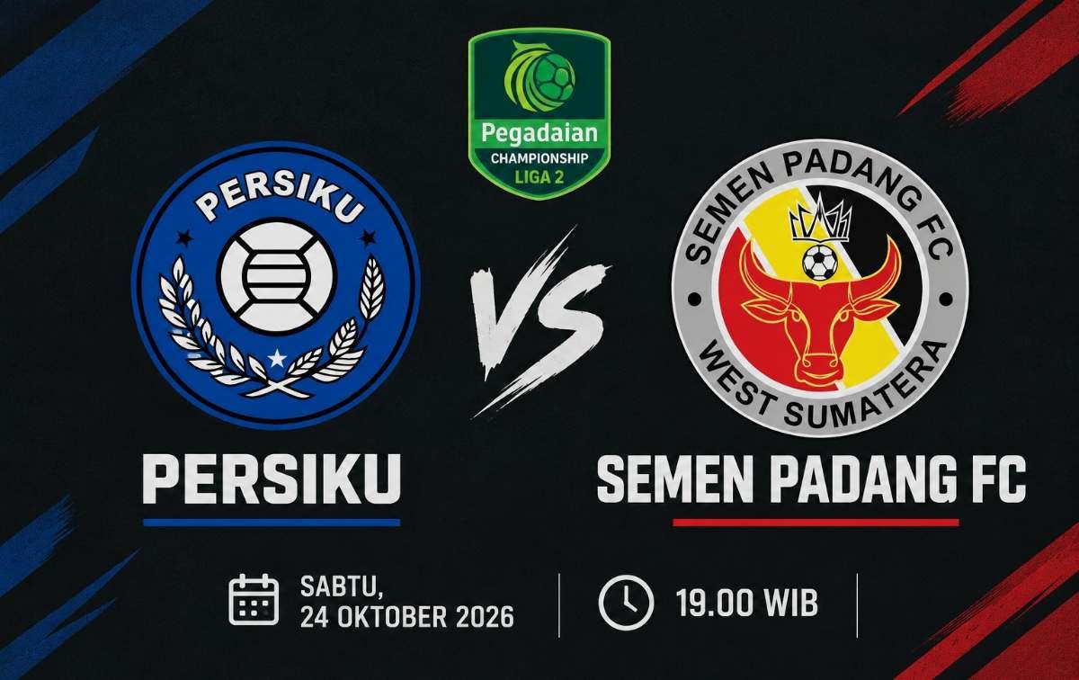 Semen Padang vs Persiku, Sabtu, 24 Oktober 2026.