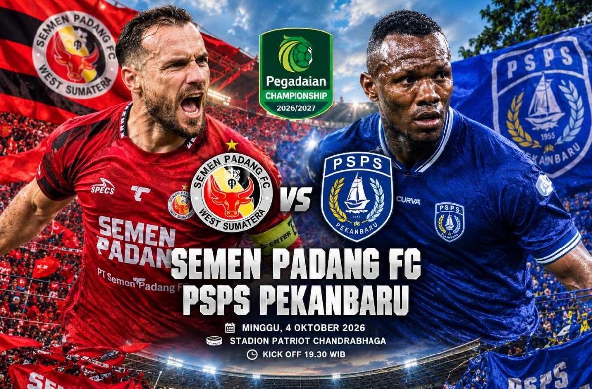 Semen Padang FC Vs PSPS Pekanbaru, Duel Musuh Bebuyutan di Stadion Patriot