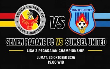 Lineup semen padang vs sumsel united: risman maring cadangan, lilipaly dan spaso kembali jadi andalan lini depan