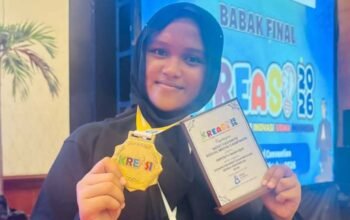 Rancang inovasi aplikasi tabungan haji, siswi mtsn 6 padang raih medali emas ‘kreasi’